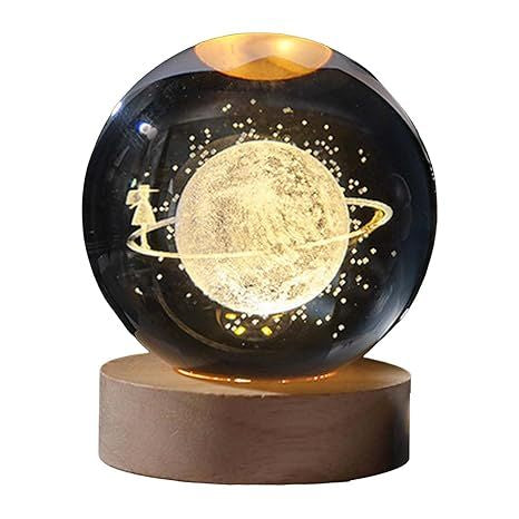 Crystal Ball Night Light Desktop Lamp