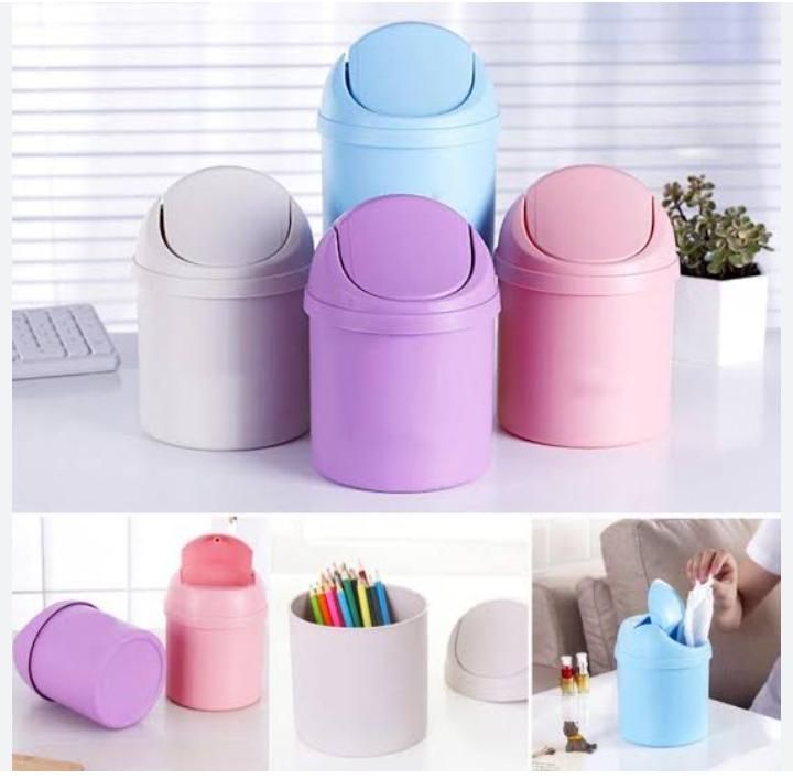 Mini Dustbin Desktop Table Small Bin