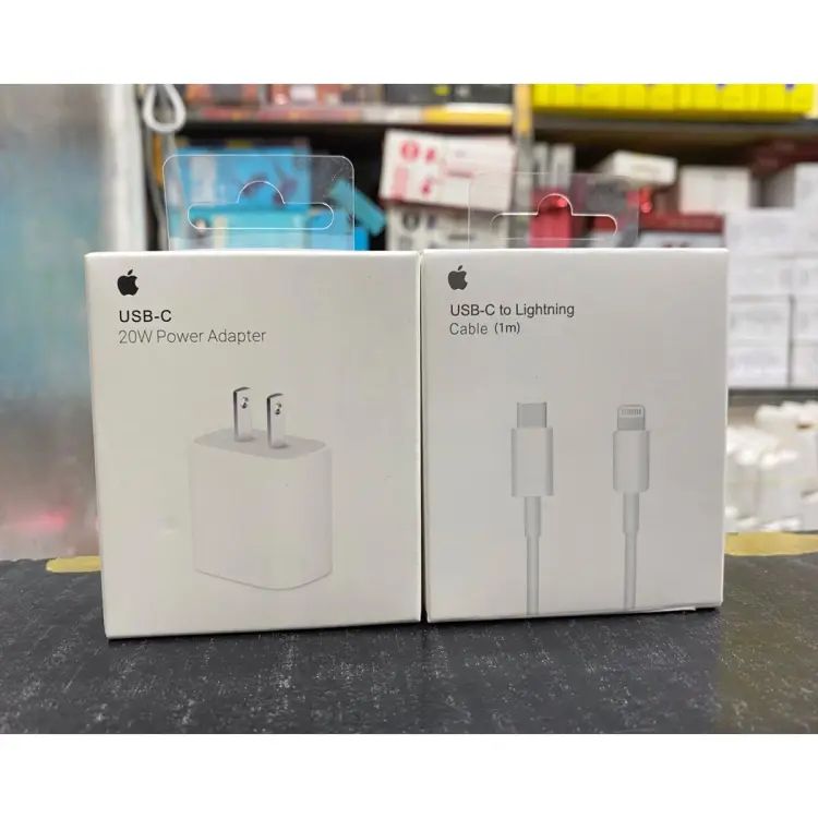 Aple 20w Usb C Power Adapter Charger 1M Type C Charging Cable For IPhne 13 13 Pro 13 Pro Max 12 Pro Max