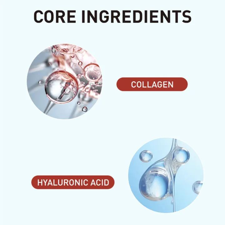 Collagen Dissolving Mask Film For Korean Glass Skin Paper Soluble Facial Mask Face Skin Cheek Sticker Forehead Patch Smile Lines Patches Anti-Aging Wrinkles Remover